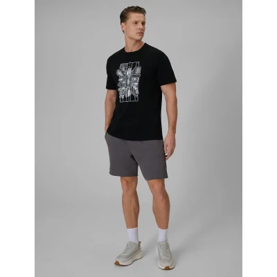 4f pánské tričko TSHIRT M2664-20S-DEEP BLACK