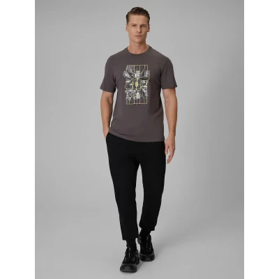 4f pánské tričko TSHIRT M2664-24S-MIDDLE GREY