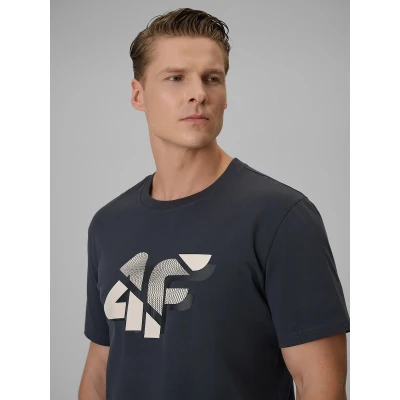 4f pánské tričko TSHIRT M2667-22S-ANTHRACITE