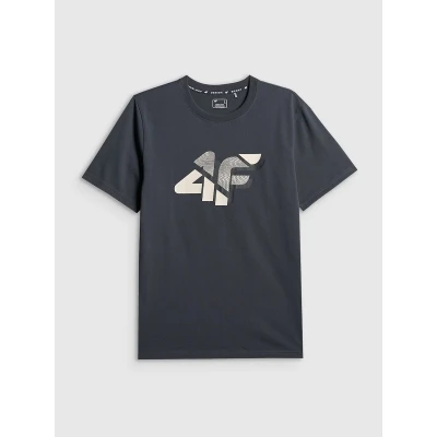 4f pánské tričko TSHIRT M2667-22S-ANTHRACITE