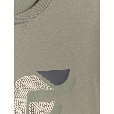4f pánské tričko TSHIRT M2667-43S-KHAKI