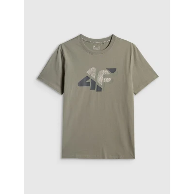 4f pánské tričko TSHIRT M2667-43S-KHAKI