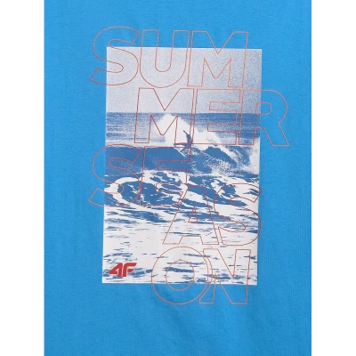 4f pánské tričko TSHIRT M2783-33S-BLUE