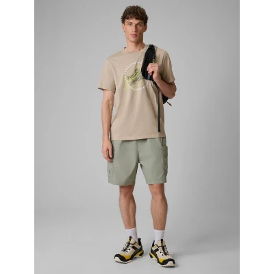 4f pánské tričko TSHIRT M2822-83S-BEIGE