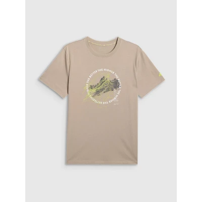 4f pánské tričko TSHIRT M2822-83S-BEIGE