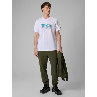 4f pánské tričko TSHIRT M2823-10S-WHITE