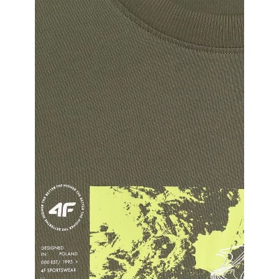 4f pánské tričko TSHIRT M2823-43S-KHAKI