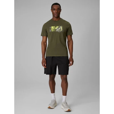 4f pánské tričko TSHIRT M2823-43S-KHAKI