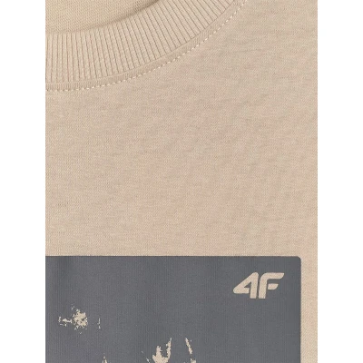 4f pánské tričko TSHIRT M2825-83S-BEIGE