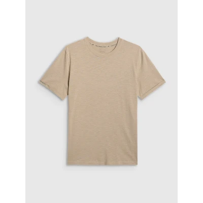 4f pánské tričko TSHIRT M3322-83S-BEIGE