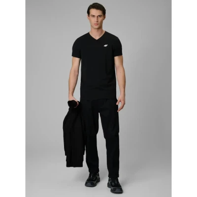 4f pánské tričko TSHIRT M3339-20S-DEEP BLACK