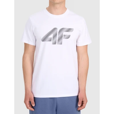 4f pánské tričko TSHIRT M3342-10S-WHITE
