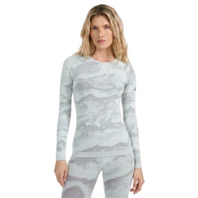 4f dámské tričko SEAMLESS UNDERWEAR F208-WAW25USEAF208-11A-OFF WHITE ALLOVER