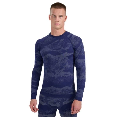 4f pánské tričko SEAMLESS UNDERWEAR M227-WAW25USEAM227-32A-DENIM ALLOVER