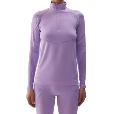 4f dámská mikina SEAMLESS UNDERWEAR-WAW24USEAF160-52S-LIGHT VIOLET