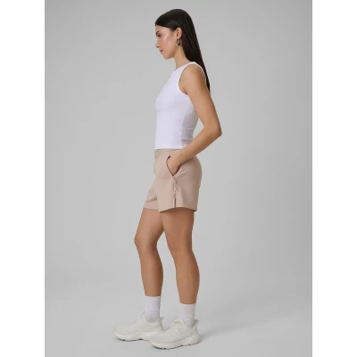 4f dámské šortky SHORTS CAS F713-83S-BEIGE