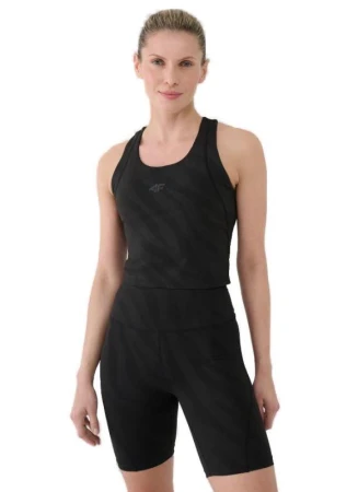 4f dámské tílko SLEEVELESS FNK F413-20S-DEEP BLACK
