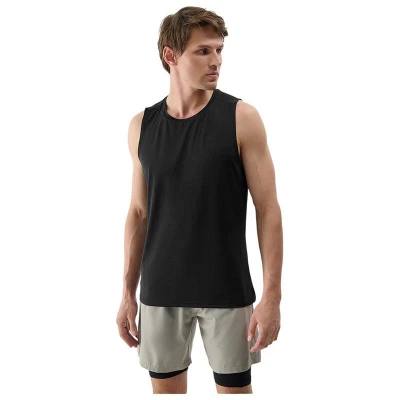 4f pánské tílko SLEEVELESS FNK M0744-20S-DEEP BLACK