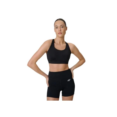 4f dámská podprsenka SPORT BRA F222-20S-DEEP BLACK
