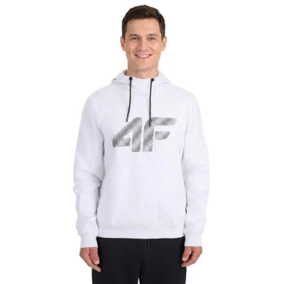 4f pánská mikina SWEATSHIRT M2548-27M-COLD LIGHT GREY MELANGE