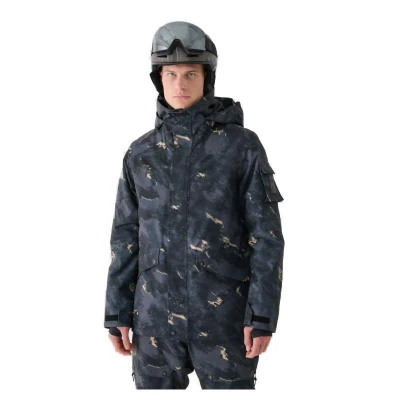 4f pánská bunda TECHNICAL JACKET-WAW24TTJAM509-90A-MULTICOLOUR ALLOVER