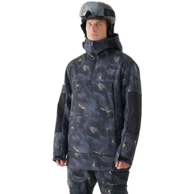4f pánská bunda TECHNICAL JACKET-WAW24TTJAM510-90A-MULTICOLOUR ALLOVER