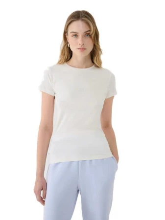 4f dámské tričko TSHIRT F1995-11S-OFF WHITE