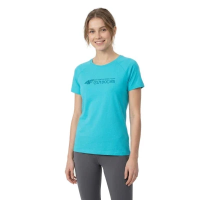 4f dámské tričko TSHIRT F2774-48S-AQUA