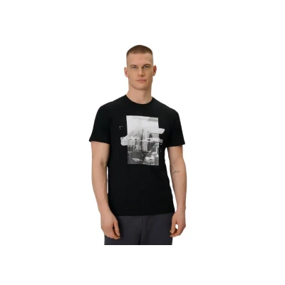 4f pánské tričko TSHIRT M2660-20S-DEEP BLACK