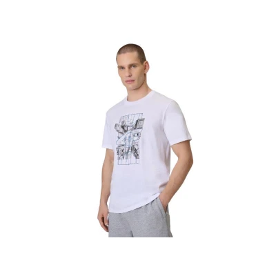 4f pánské tričko TSHIRT M2664-10S-WHITE