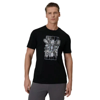 4f pánské tričko TSHIRT M2664-20S-DEEP BLACK