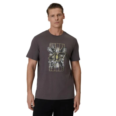 4f pánské tričko TSHIRT M2664-24S-MIDDLE GREY