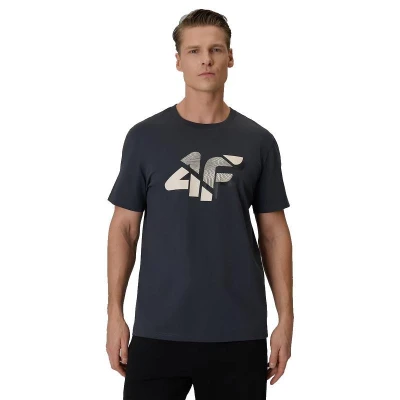 4f pánské tričko TSHIRT M2667-22S-ANTHRACITE