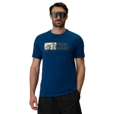 4f pánské tričko TSHIRT M3321-46S-TEAL