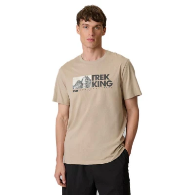 4f pánské tričko TSHIRT M3321-83S-BEIGE