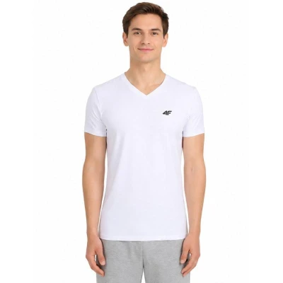 4f pánské tričko TSHIRT M3339-10S-WHITE