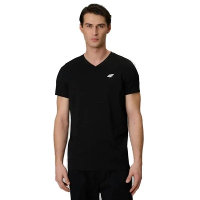 4f pánské tričko TSHIRT M3339-20S-DEEP BLACK