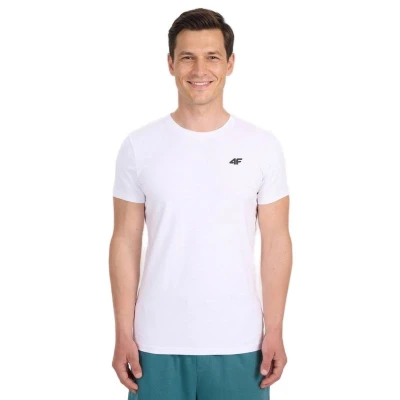 4f pánské tričko TSHIRT M3340-10S-WHITE