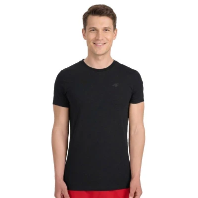 4f pánské tričko TSHIRT M3340-20S-DEEP BLACK