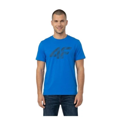 4f pánské tričko TSHIRT M3342-33S-BLUE