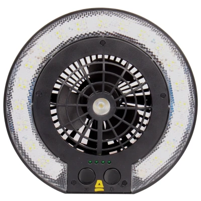 Abbey Camp Monserrat kempingová lampa s větrákem