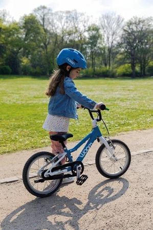 Abus Smiley 3.0 Shiny Blue S dětská cyklistická přilba