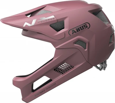 Abus YouDrop FF Blush Red S dětská cyklistická přilba