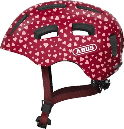 Abus Youn-I 2.0 Cherry Heart M dětská cyklistická přilba