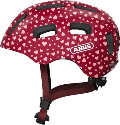Abus Youn-I 2.0 Cherry Heart S dětská cyklistická přilba