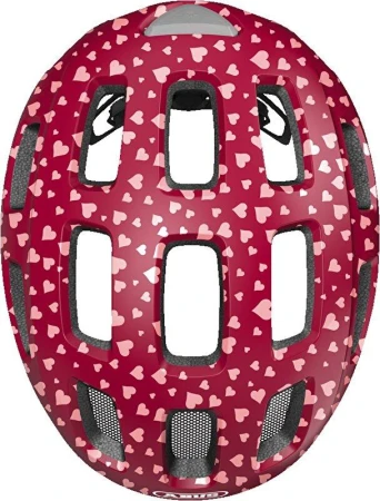 Abus Youn-I 2.0 Cherry Heart S dětská cyklistická přilba