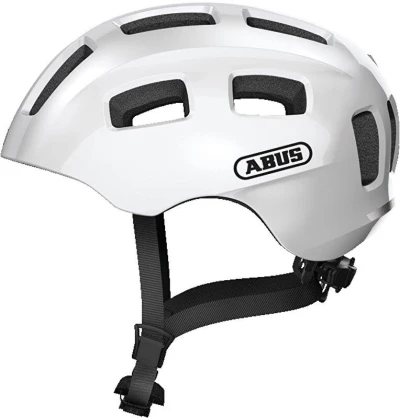 Abus Youn-I 2.0 Pearl White S dětská cyklistická přilba