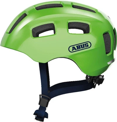 Abus Youn-I 2.0 Sparkling Green M dětská cyklistická přilba