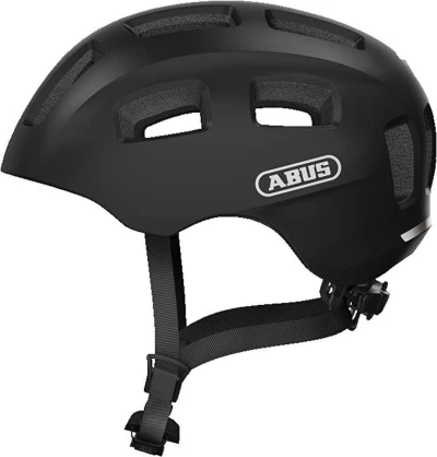 Abus Youn-I 2.0 Velvet Black M dětská cyklistická přilba