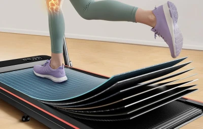 Acezoe Skládací elektrický běžecký pás P12 (černý a červený)